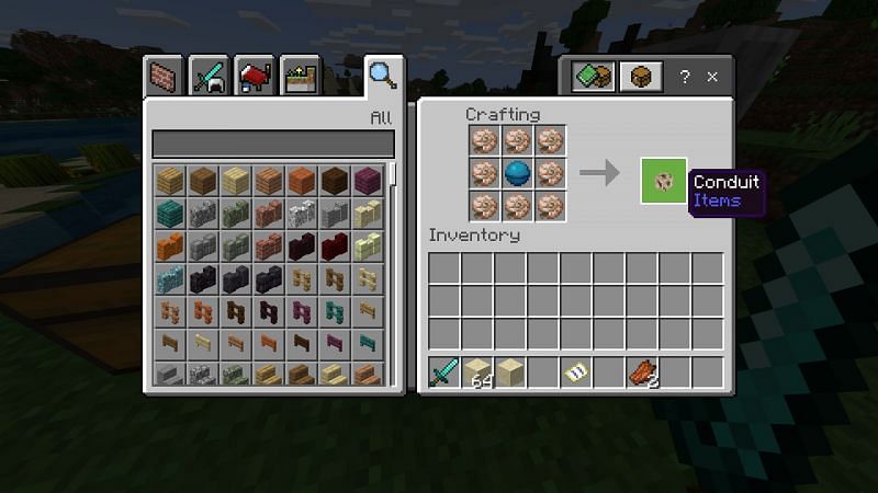 Как сделать проводник в Minecraft7